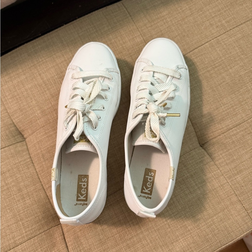 Keds White Triple Kick Sneakers